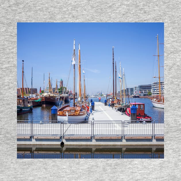 Germany; Bremerhaven; Bremen, port, new port by Kruegerfoto